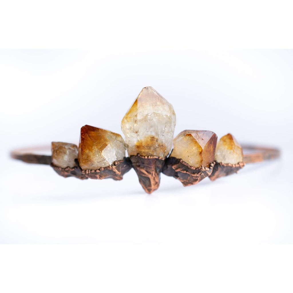 Raw Citrine Headband Crown